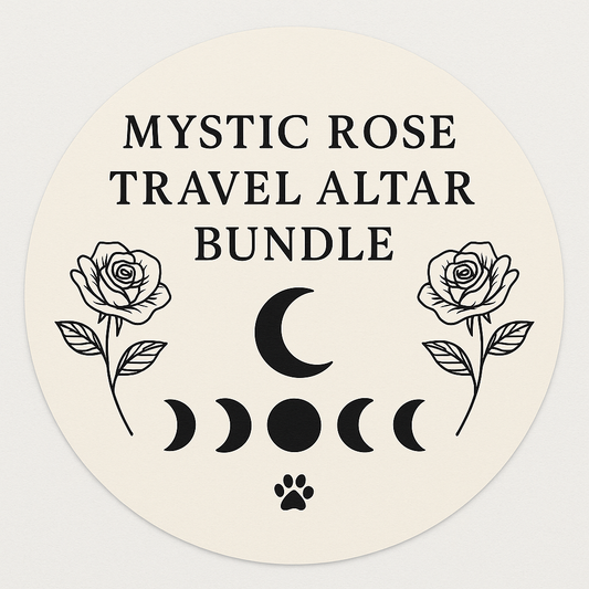 🌍 Mystic Rose Travel Altar Kit