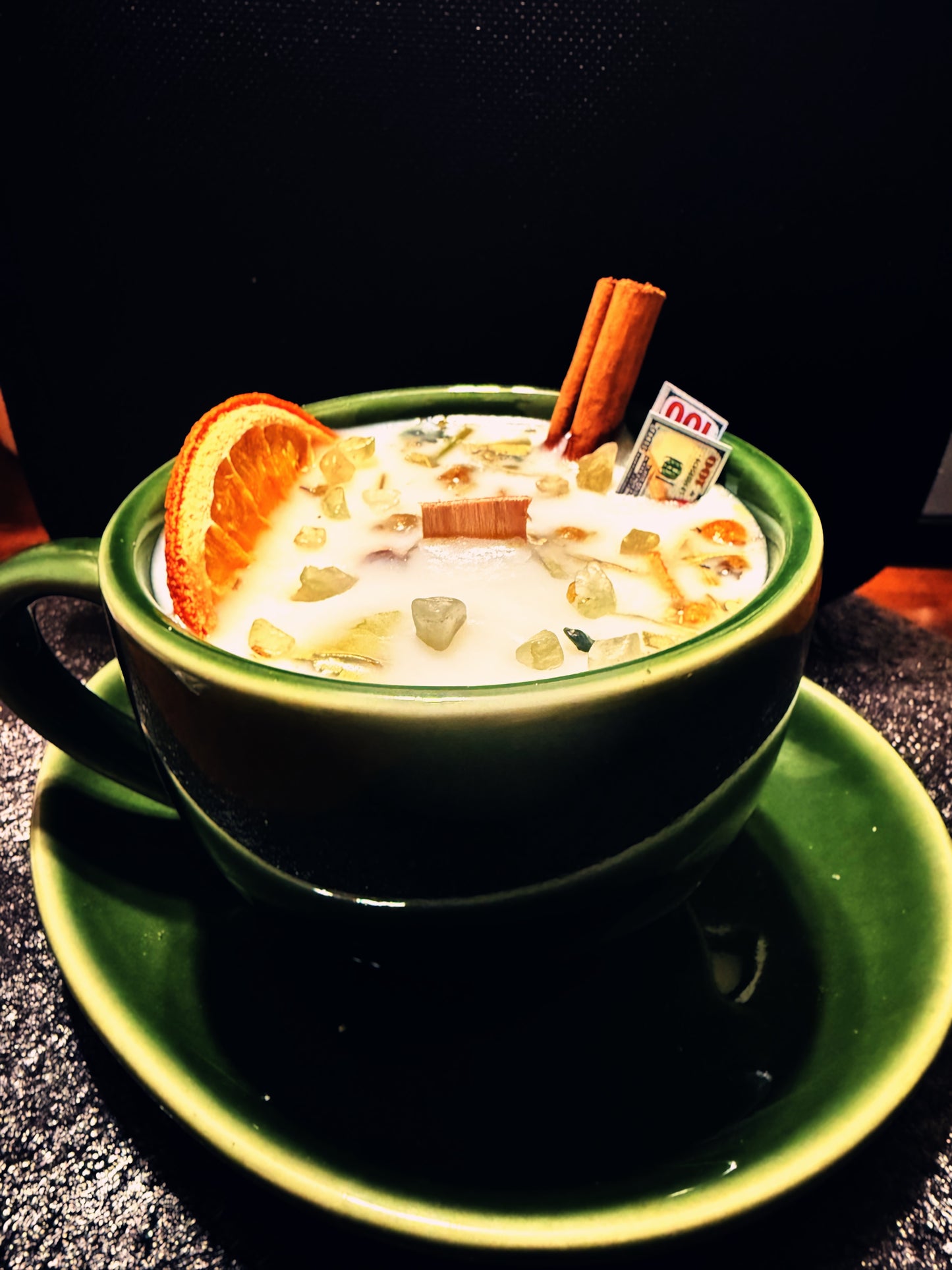 Hearth of Plenty – Ritual Money Candle